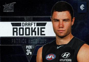 2011 Select AFL Infinity - Draft Rookies #DR9 Patrick McCarthy Front